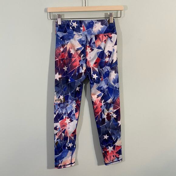 Marvel By HER Universe Captain America Cropped Athletic Leggings Size S - Picture 7 of 7